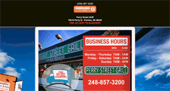 Desktop Screenshot of perrystreetgrill.com